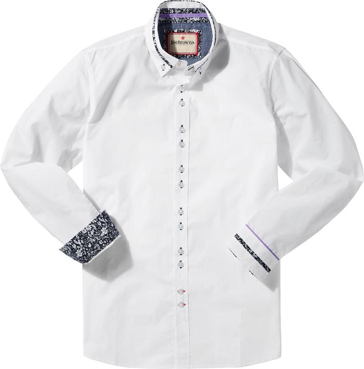 Joe Browns Floral Trim Smart Collared Shirt