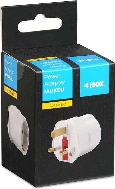 Actual product image iBox Adapter Iaukeu Gniazdo Zasilania Uk Do Eu