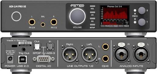 Productafbeelding RME Audio RME ADI-2/4 Pro SE (USB, 3,5 mm aansluiting)