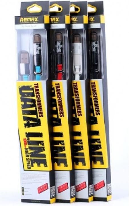 Produktbild Remax Transformers 2-in-1 Lightning MicroUSB zu USB-A Ladekabel