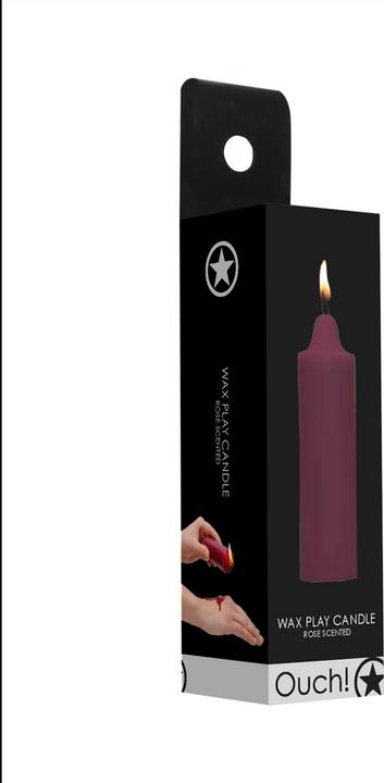 Image du produit Ouch! Bougie de jeu en cire - parfumée à la rose
