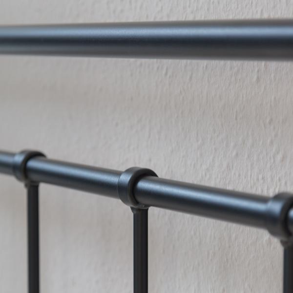 Produktbild Homestyle4u Metallbett Doppelbett (160 x 200 cm)
