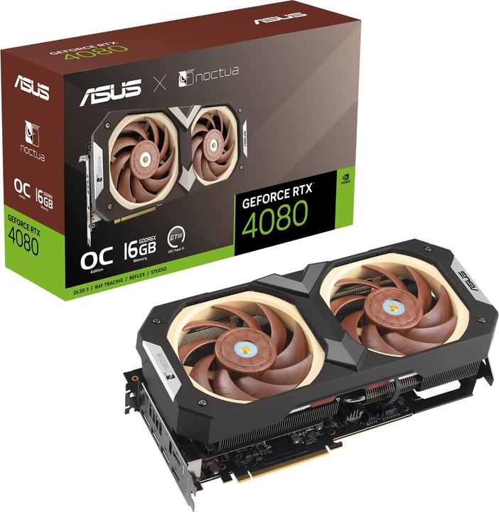 Image du produit ASUS GeForce RTX 4080 Noctua OC Edition (16 Go)