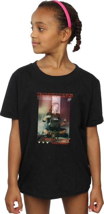 Actual product image Girls Hermoine Granger Polyjuice Cotton T-Shirt (116)