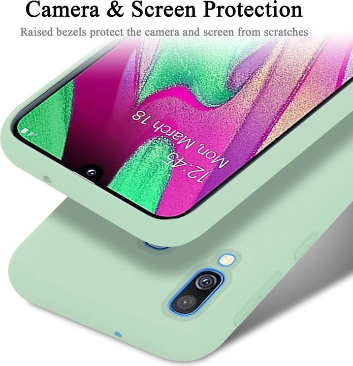 Actual product image Cadorabo TPU Liquid Silicone Case Cover (Samsung Galaxy A40)