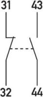 Actual product image Doepke DOEP HSH 11 Auxiliary switch HS25/40 Auxiliary switch HSH 11, for