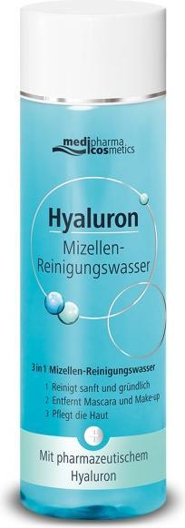 Medipharma cosmetics Hyaluron Mizellen-Reinigungswasser, 200 ml Lösung (Reinigungslotion, 200 ml)