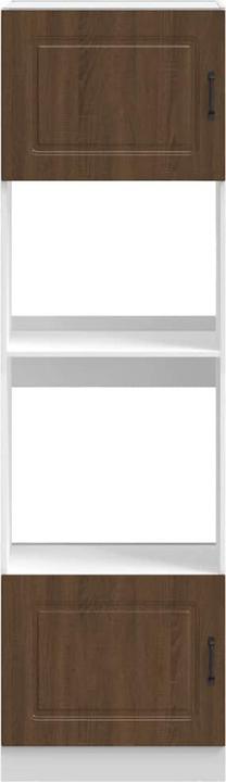 Produktbild VidaXL Herdumbauschränke 2 Stk. Lucca Braun Eichen-Optik Holzwerkstoff (60 x 57 x 207 cm)