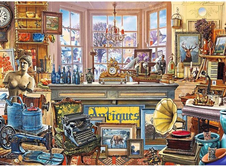 Actual product image Trefl wooden puzzle 1000 pcs. - Antiques (1000 pieces)