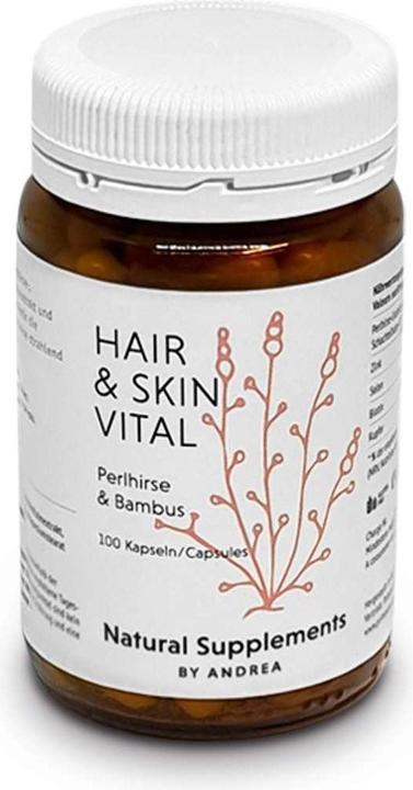 Immagine prodotto Natural Supplements by Andrea Capelli e Pelle Vital (100 Pezzo/i, Pillole, 154 g)
