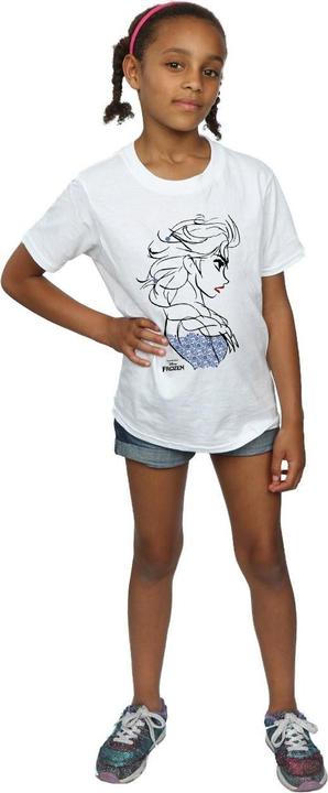 Immagine prodotto Disney Frozen Elsa Sketch Maglietta Ragazze (116)