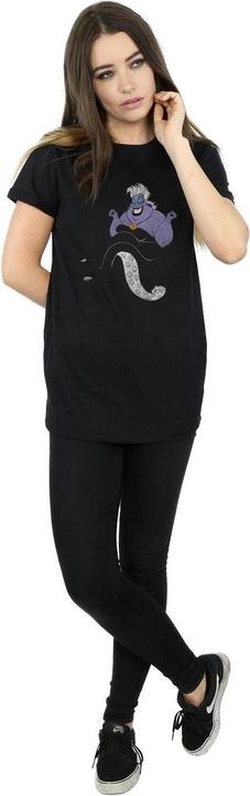 Actual product image The Little Mermaid Womens/Ladies Ursula Cotton Boyfriend T-Shirt (M)