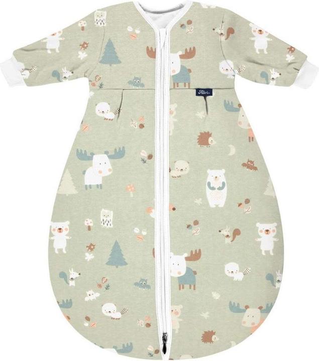 Produktbild Alvi Schlafsäcke Kugelschlafsack Mäxchen Thermo mit Arm - Baby Forest (90 cm)