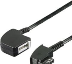 Produktbild Goobay TAE-F Verlängerung 6m,sw,St/Bu 50243