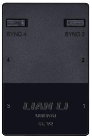 Actual product image Lian-Li UNI HUB SLV2 Controller