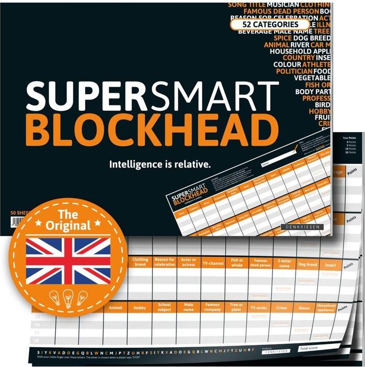 Image du produit Denkriesen Super Smart Blockhead - L'intelligence est relative (Anglais)