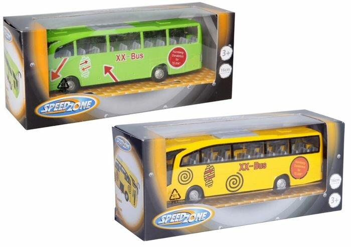 Immagine prodotto Speedzone Autobus a lunga percorrenza con tirante, lunghezza 17 cm, assortito