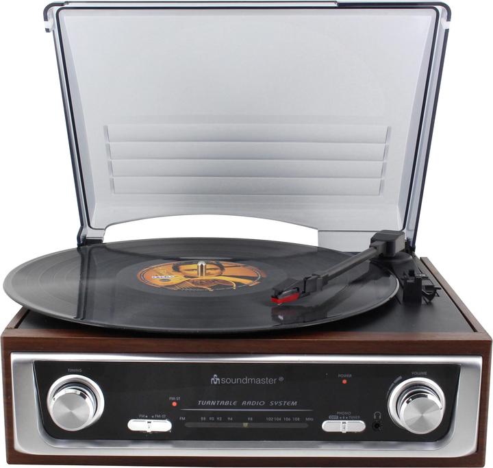 Produktbild Soundmaster Stereoanlage PL196H Braun