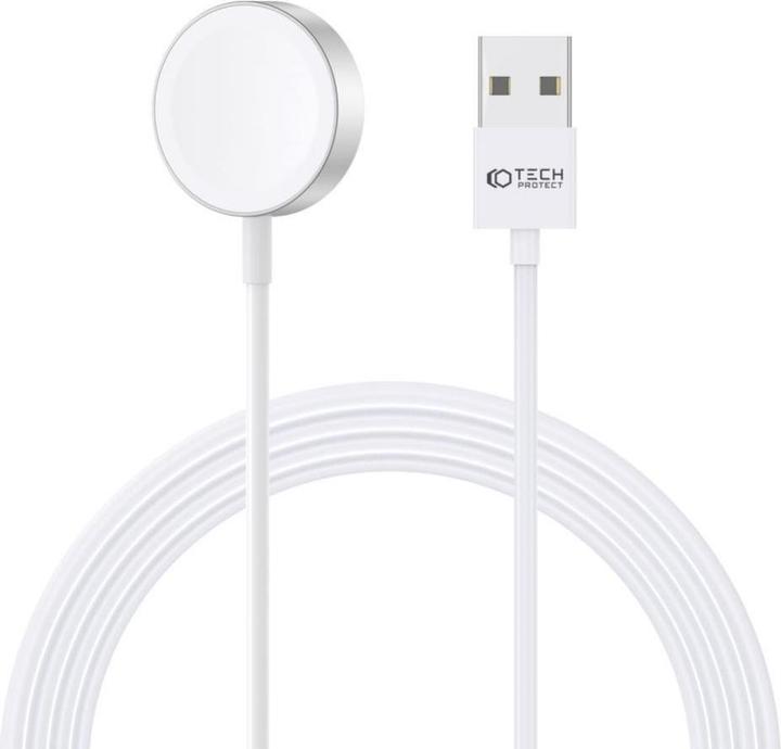 Tech-Protect Ultraboost Magnetic Charging Cable 120cm Apple Watch White