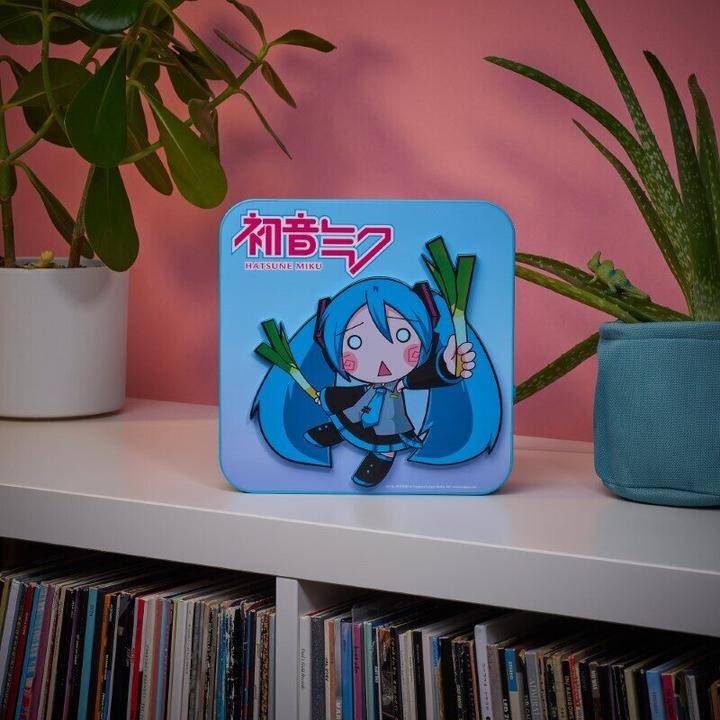 Actual product image Numskull Official Hatsune Miku 3D table lamp / wall lamp