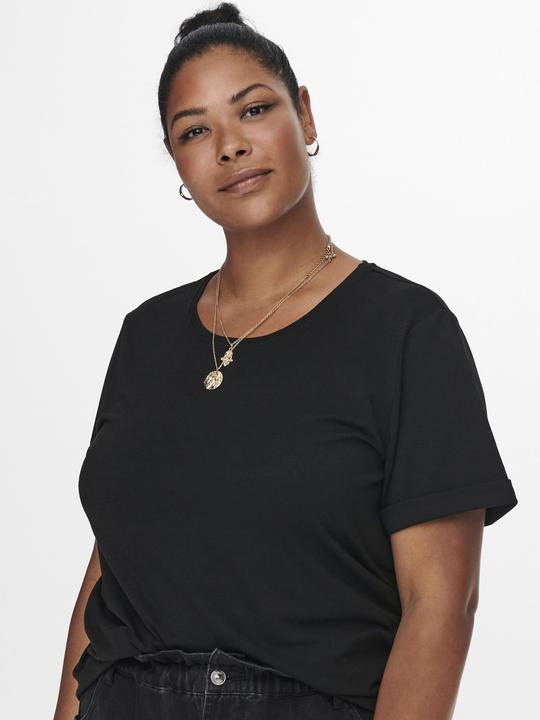 Actual product image Only Regular fit Round neck Folded cuffs T-shirt T-shirt (S)