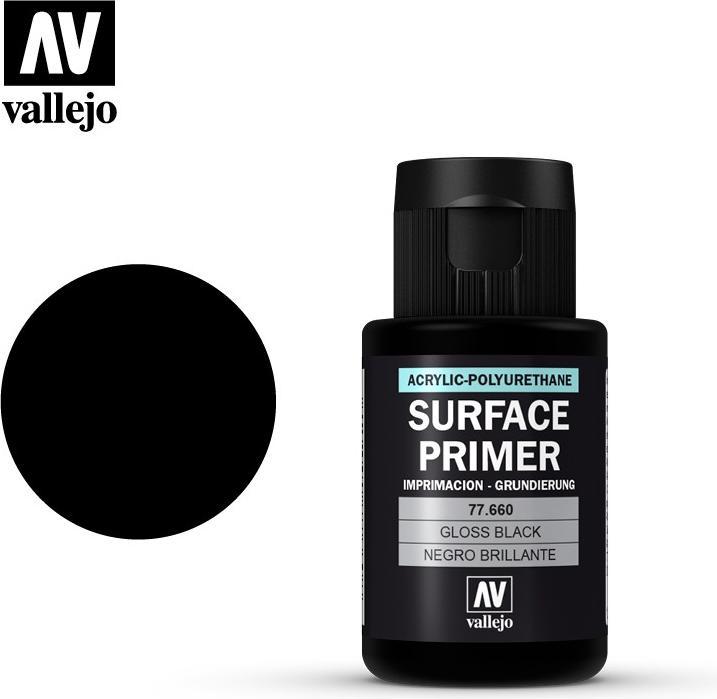 Image du produit Vallejo VAL-77.660 - Apprêt - Gloss Black, 32 ml