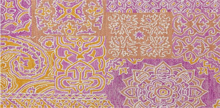 Image du produit Beliani Tapis laine multicolore motif oriental 80 x 150 cm à poils courts AVANOS (150 x 80 cm)