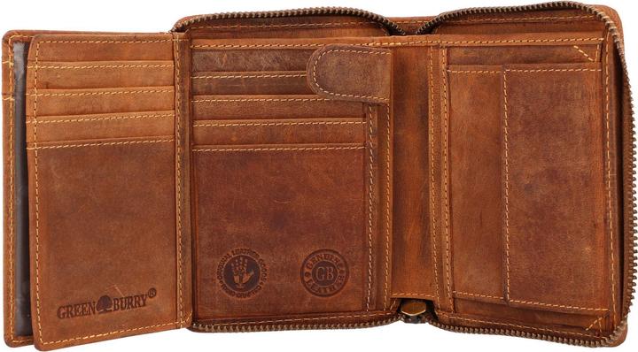 Image du produit Greenburry Porte-monnaie Vintage Signe du zodiaque en cuir 10 cm