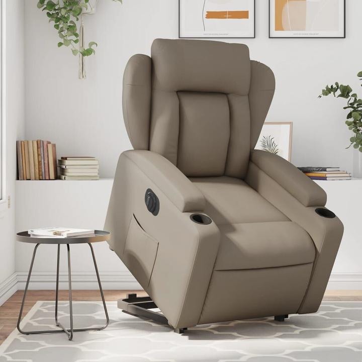 Image du produit VidaXL Fauteuil relax releveur électrique Cappuccino Similicuir
