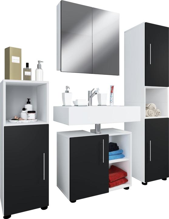 Immagine prodotto VCM Set di mobili da bagno 4 pezzi in legno Flandu ll