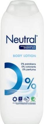 Actual product image Neutral 0%, Lotion, Moisturizing, Nourishing, Sensitive skin, Very dry skin, 250 ml, Glycerin, Jojob (Body lotion, 250 ml)