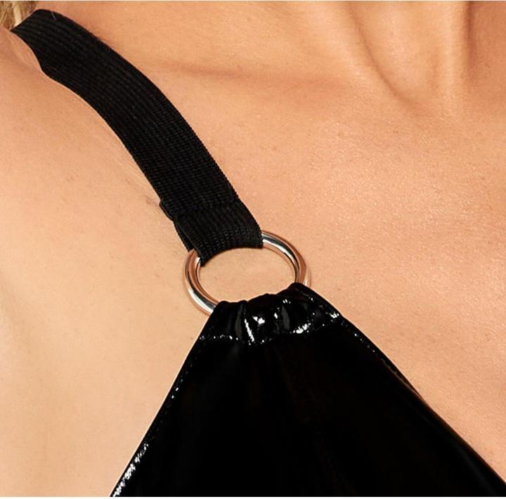Actual product image Black Level Lacquer dress flared S (S)