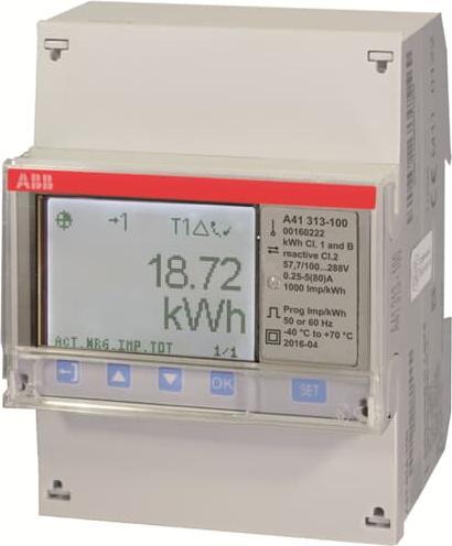 Actual product image ABB A41 412-100 AC meter, RS485 2CMA170505R1000