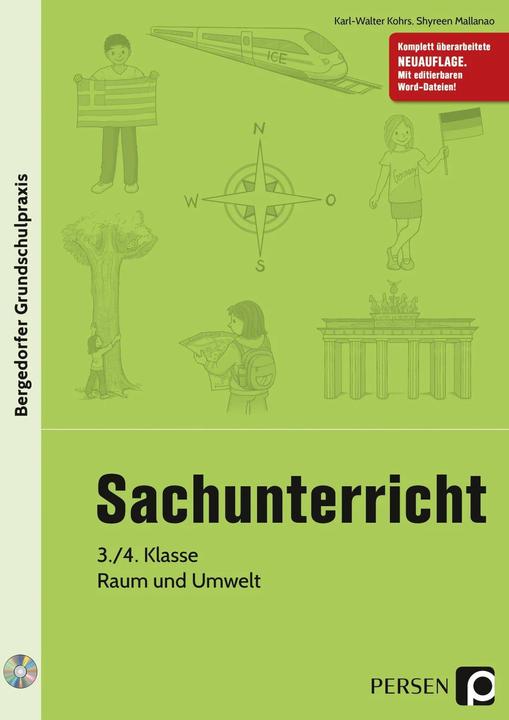 Immagine prodotto Sachunterricht - 3./4. Klasse, Raum und Umwelt (Tedesco, K. -W. Kohrs, S. Mallanao, 2018)