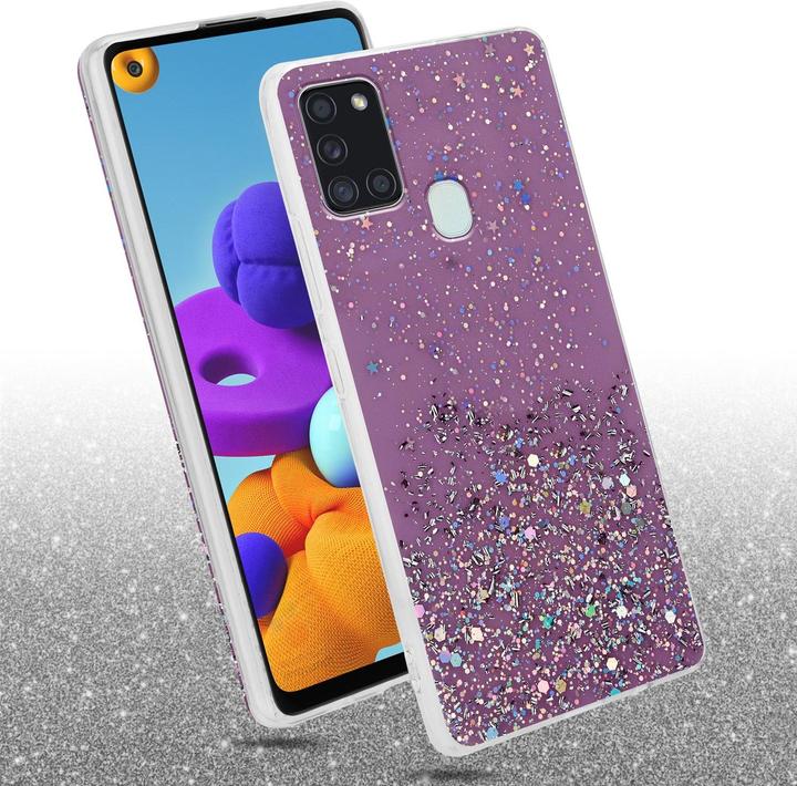Produktbild Cadorabo TPU Cover funkelnder Glitter (Samsung Galaxy A21s)