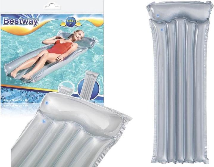 Actual product image Bestway Inflatable floating mattress, grey 183x76cm