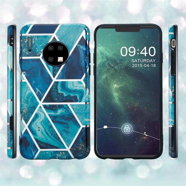 Produktbild Cadorabo IMD TPU Bunter Marmor Cover (Huawei Mate 30)