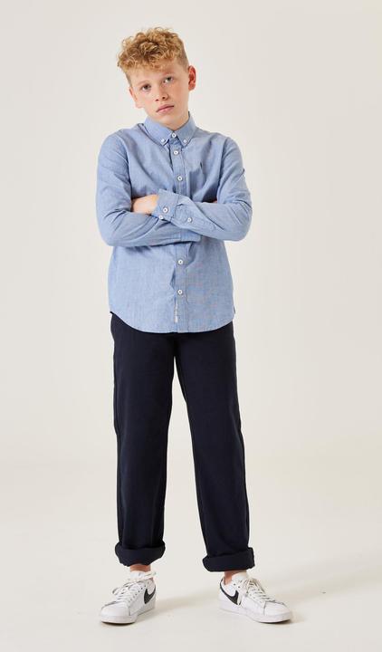 Produktbild Garcia Hemd Langarm Blau (128)