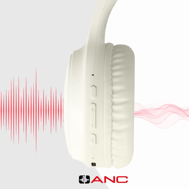 Immagine prodotto xO Cuffie Bluetooth BE41 bianche ANC (ANC, 8760 h, Senza fili)