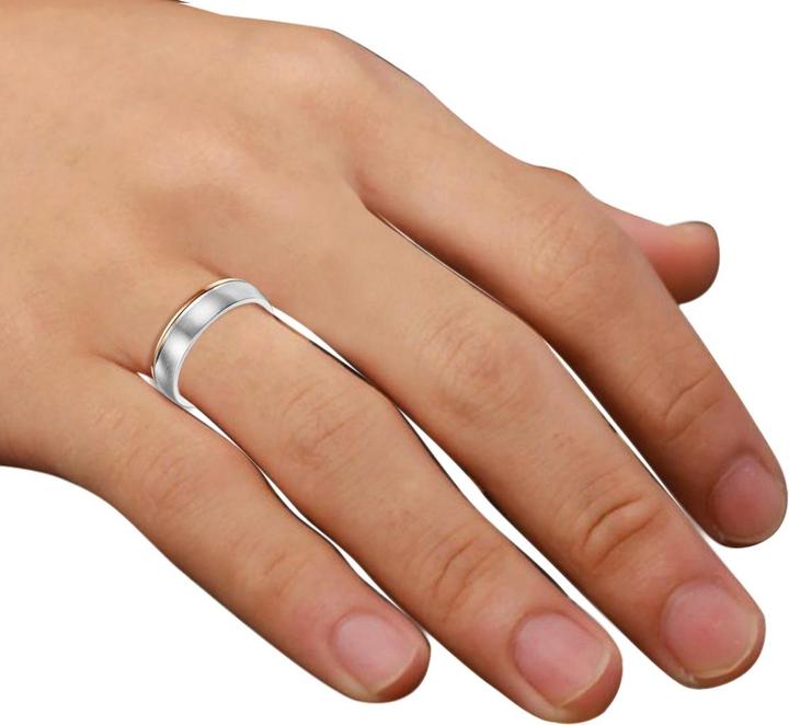 Actual product image Trilani Men's stainless steel silver / rose gold - 9650 (60)