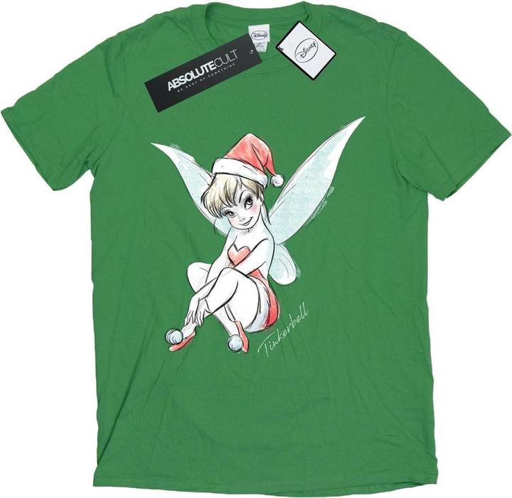Immagine prodotto Disney Tinkerbell Christmas Fairy Maglietta Uomo (XXL)