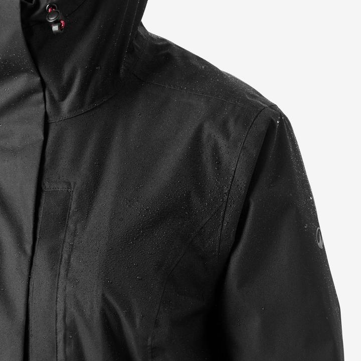 Produktbild Quechua Wanderjacke Damen wasserdicht - NH500 schwarz (3XL)