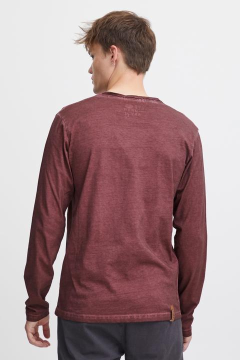 Actual product image Solid Tinox Men's Longsleeve With V-Neck Made Of 100% Cotton (S)