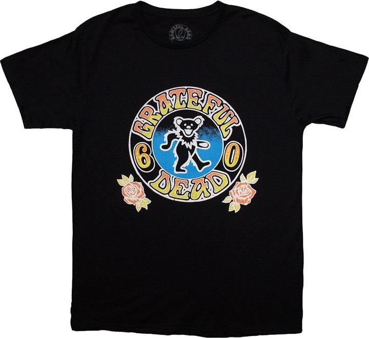 Actual product image Grateful Dead Unisex Adult Bear Roses T-Shirt (M)