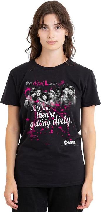 Actual product image The Real L Word Unisex Adult Dirty T-Shirt (S)