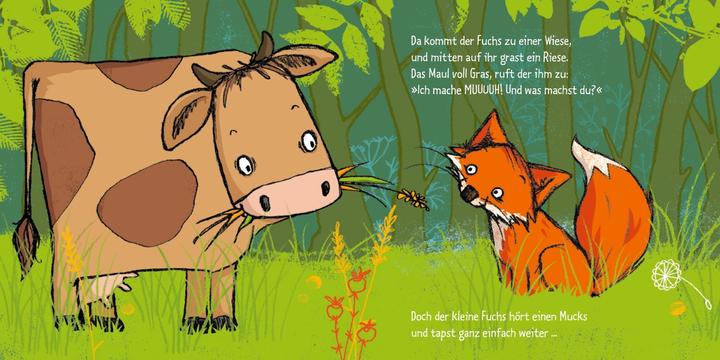 Immagine prodotto Der kleine Fuchs hört einen Mucks (Tedesco, Giacobbe Tanja, Anne Cristina ZurBrugge, 2016)