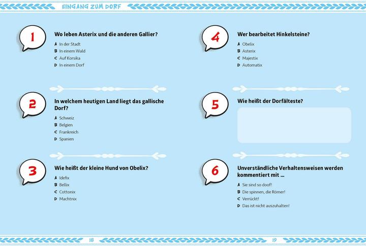 Image du produit Livre - Quiz Fans d'Astérix (Allemand)