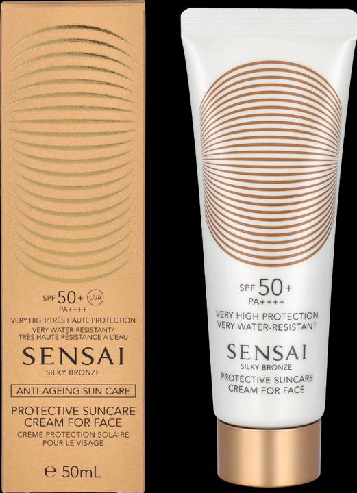 Produktbild Sensai Silky Bronze Protective Suncare Cream For Face (Sonnencreme Gesicht, SPF 50, 50 ml)