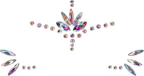 Actual product image Shots Dazzling Eye Contact Bling Sticker