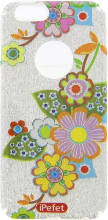 Produktbild OEM Silikonhülle iPhone 6 mit Glitzer-Blumenmuster (Apple iPhone 6)